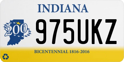 IN license plate 975UKZ