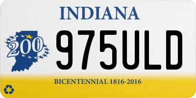 IN license plate 975ULD
