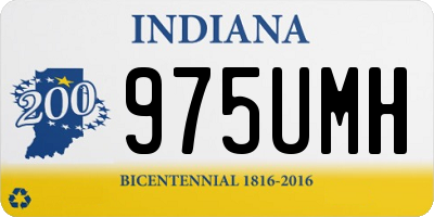 IN license plate 975UMH