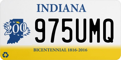 IN license plate 975UMQ
