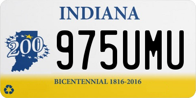 IN license plate 975UMU