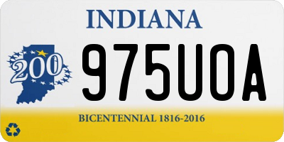 IN license plate 975UOA