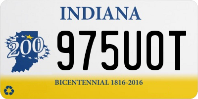 IN license plate 975UOT