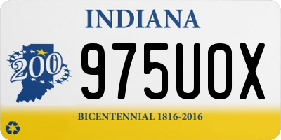 IN license plate 975UOX