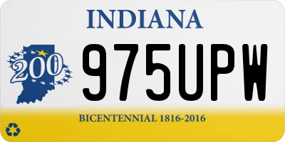 IN license plate 975UPW