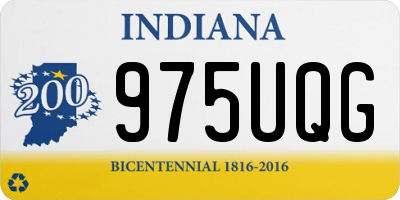 IN license plate 975UQG