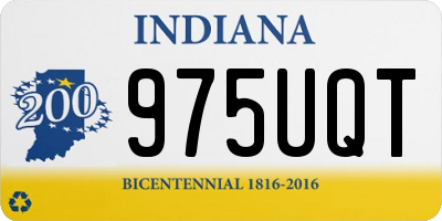 IN license plate 975UQT
