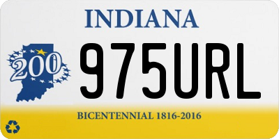 IN license plate 975URL