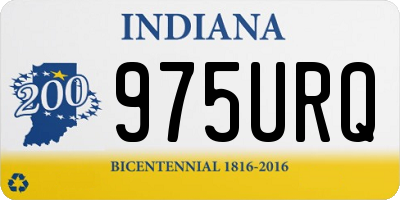 IN license plate 975URQ