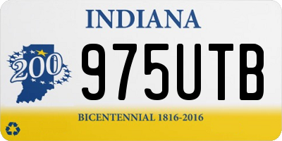 IN license plate 975UTB
