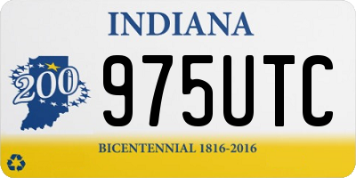 IN license plate 975UTC