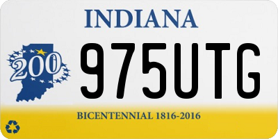 IN license plate 975UTG