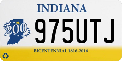 IN license plate 975UTJ