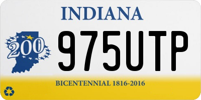 IN license plate 975UTP