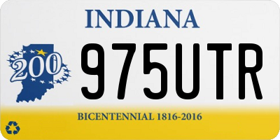 IN license plate 975UTR