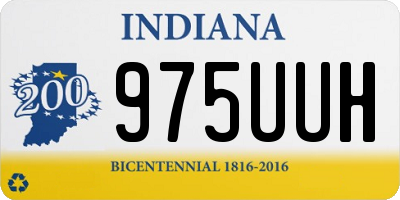 IN license plate 975UUH