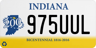IN license plate 975UUL