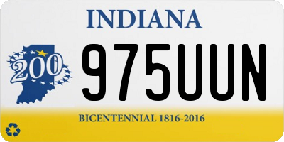 IN license plate 975UUN