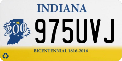 IN license plate 975UVJ