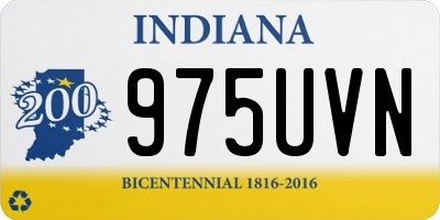 IN license plate 975UVN
