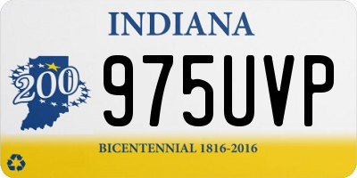 IN license plate 975UVP