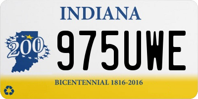 IN license plate 975UWE