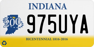 IN license plate 975UYA