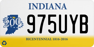 IN license plate 975UYB