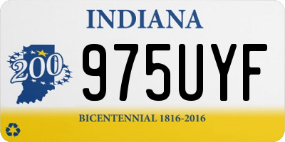 IN license plate 975UYF