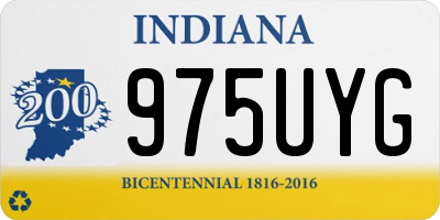 IN license plate 975UYG