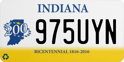 IN license plate 975UYN
