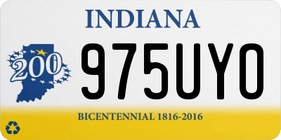 IN license plate 975UYO