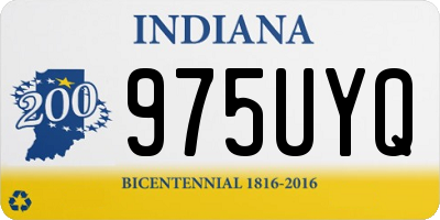 IN license plate 975UYQ