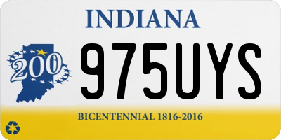 IN license plate 975UYS
