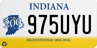 IN license plate 975UYU