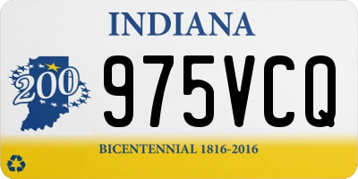 IN license plate 975VCQ