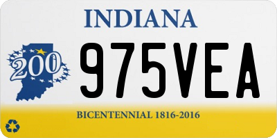IN license plate 975VEA