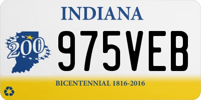 IN license plate 975VEB