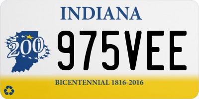 IN license plate 975VEE