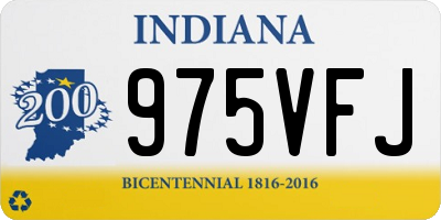 IN license plate 975VFJ