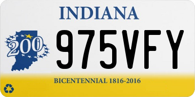 IN license plate 975VFY