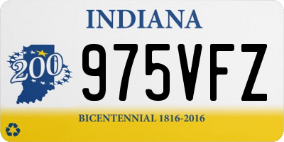 IN license plate 975VFZ