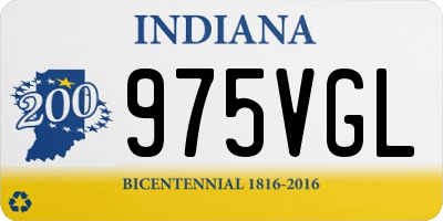 IN license plate 975VGL