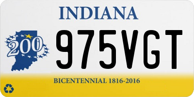 IN license plate 975VGT