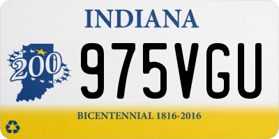 IN license plate 975VGU