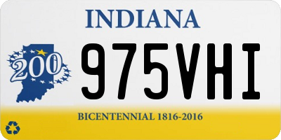 IN license plate 975VHI