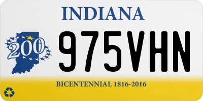 IN license plate 975VHN