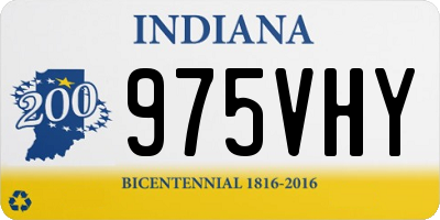 IN license plate 975VHY
