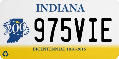 IN license plate 975VIE