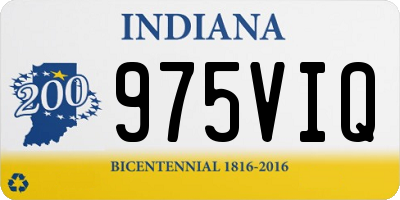 IN license plate 975VIQ